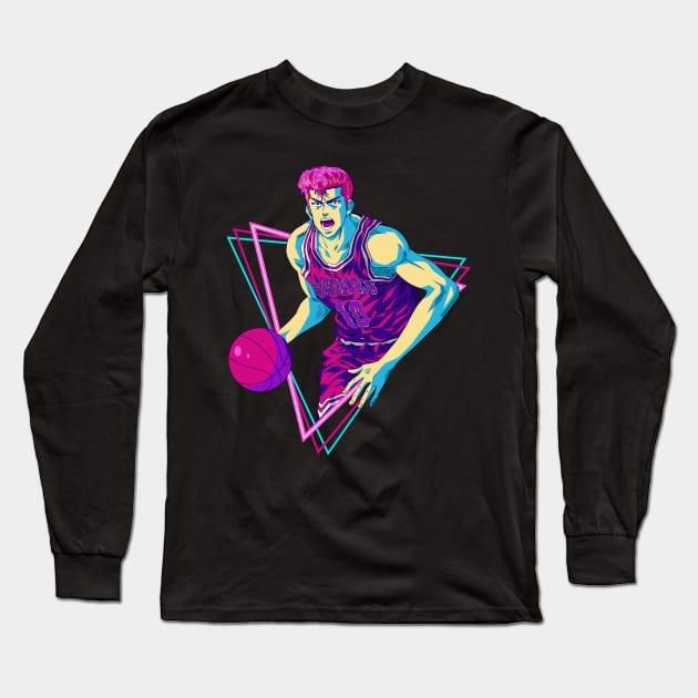 Slam Dunk - Hanamichi Sakuragi Long Sleeve T-Shirt by mounier